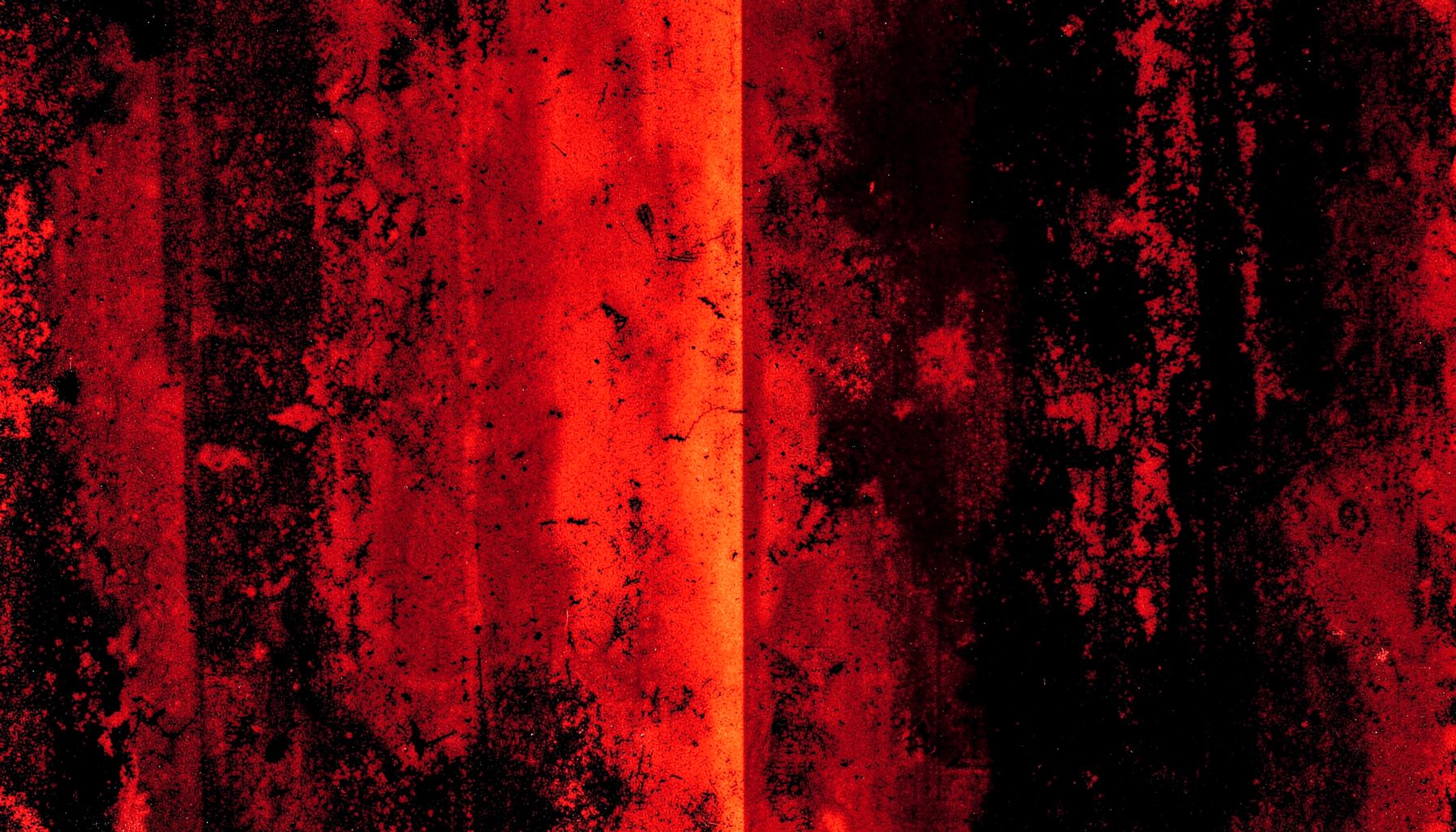 Deep crimson and black abstract wash with a gritty, raw texture suggesting garage-rock energy.
