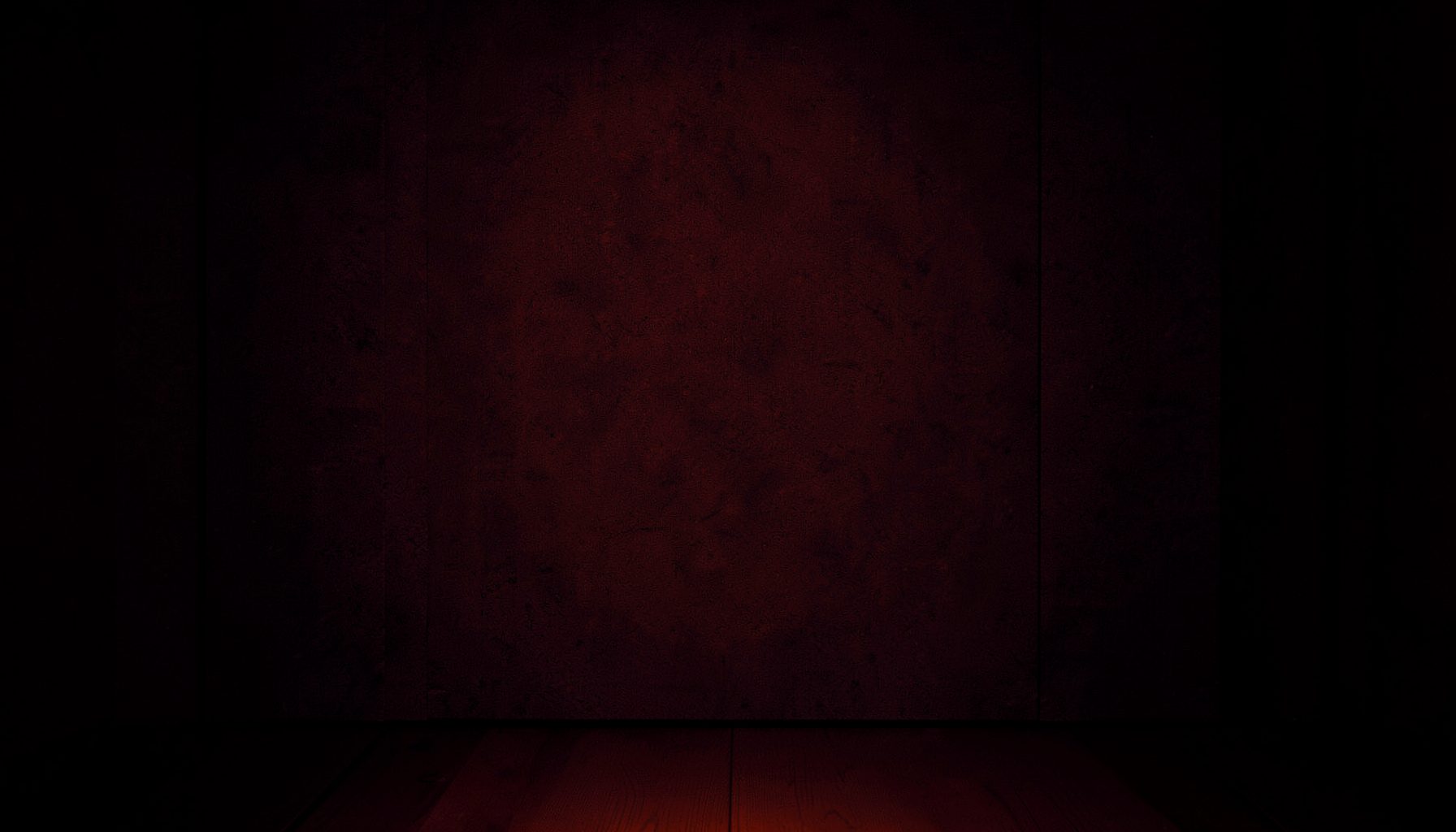 Textured dark backdrop with subtle crimson glow, intimate recording studio atmosphere